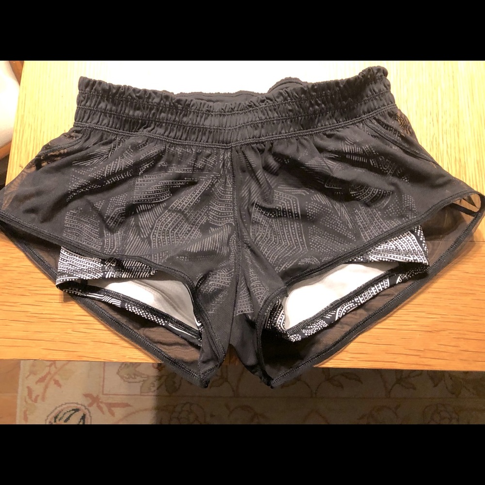 lululemon mesh racer Running  shorts
